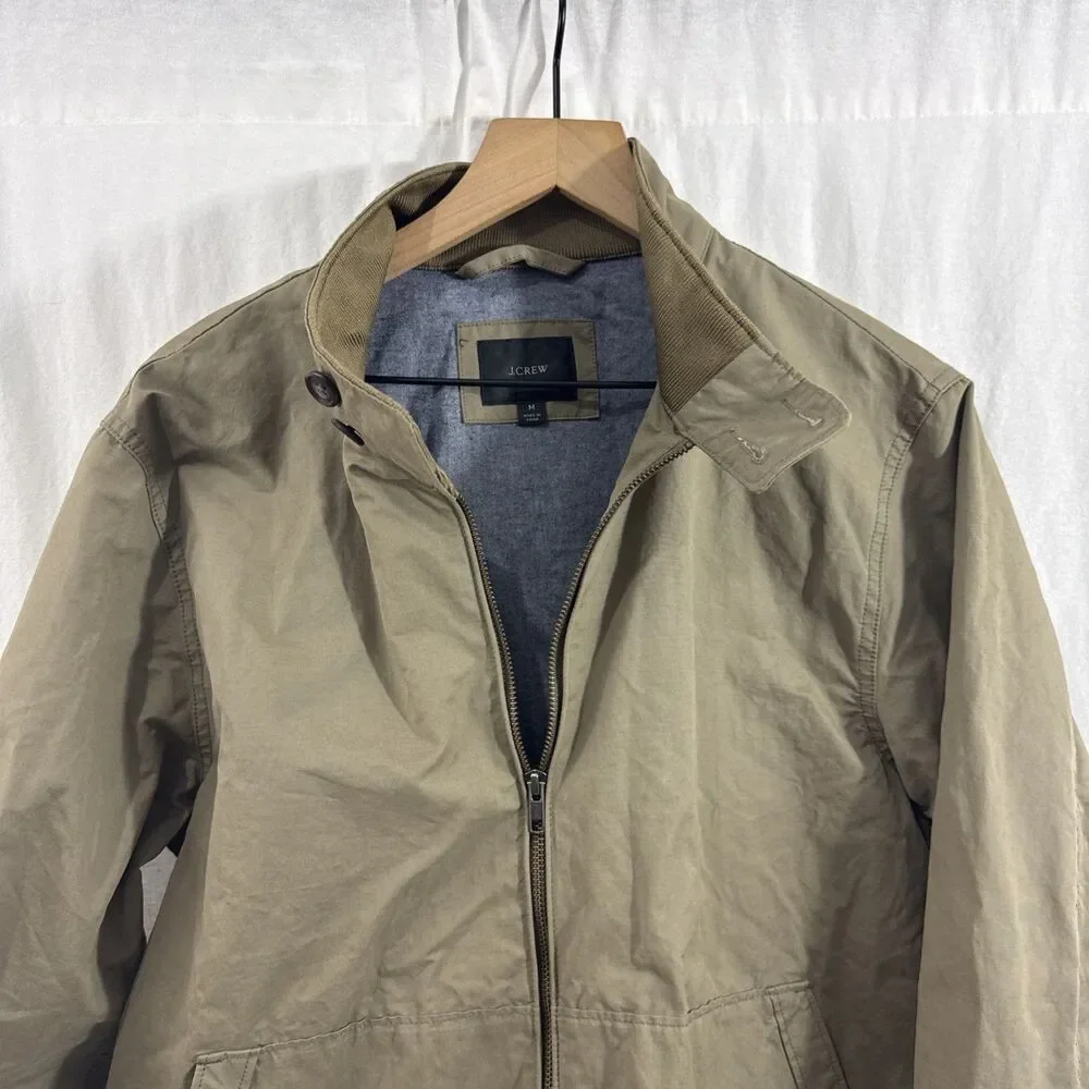 J. Crew Cruiser Herrington Green Jacket Mens Sz M Barn Preppy Old Money Barn